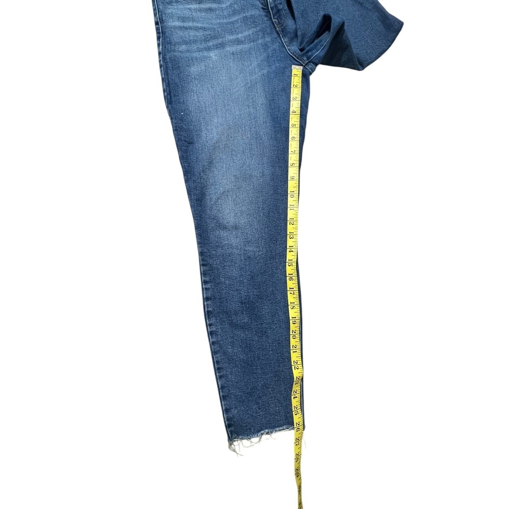 Lucky Brand Bridgette Skinny Jeans Women 10 X 30 Blue Denim High-Rise Frayed Hem - Picture 11 of 11